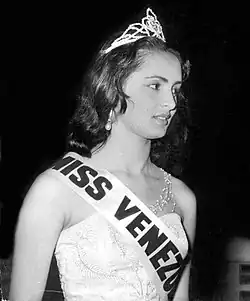 Miss World 1955 Susana Duijm, Venezuela