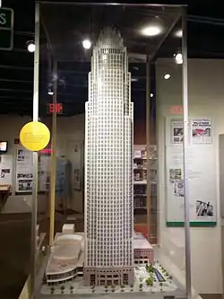 Model of Bank of America Corporate Center