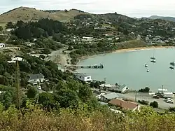 View from Moeraki Esplanade Reserve in 2009