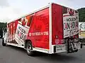Molson's agent distribution truck somewhere in America, dated 2010, rear 3/4 view