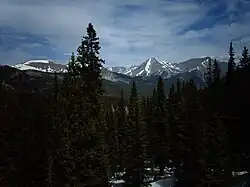 View of Mt. Aetna north of the pass