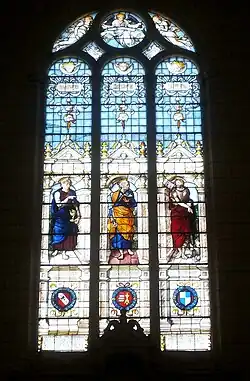 Façade glass window.