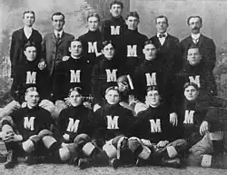 Image 17Morgan Athletic Club (pictured c. 1900), predecessor of the Arizona Cardinals (from History of American football)