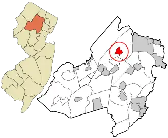 Location in Morris County and the state of New Jersey.