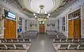 Waiting room of Tsaritsino railway station in Moscow, Russia