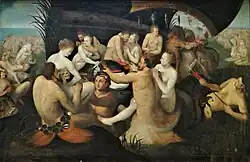 Une fête de divinités marines by Frans Floris. 16th century