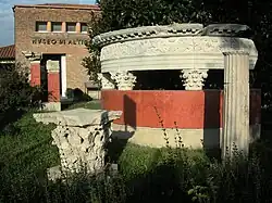 Ruins at museum in Altinum