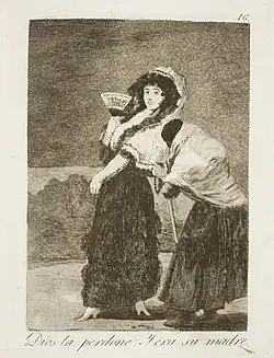 Capricho No. 16: Dios la perdone: y era su madre (For Heaven's sake: and it was her mother)