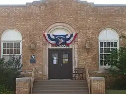 The Childress County Heritage Museum is housed in a former post office building across from the First Baptist Church.