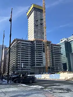 Construction in February 2025