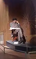 Wax figure of Nikola Tesla in the Museum