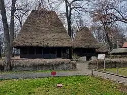 In Romania: peasant houses in the Dimitrie Gusti National Village Museum (Bucharest)