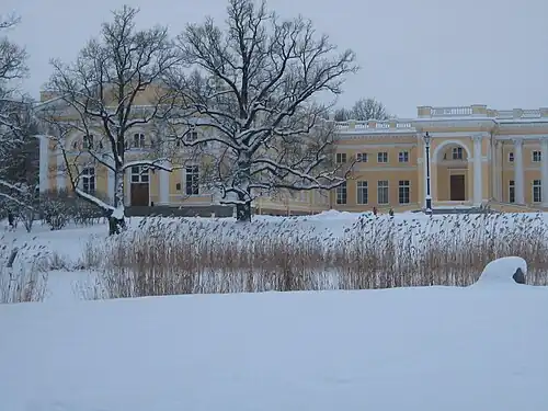 Alexander Palace in Pushkin on December 17, 2010