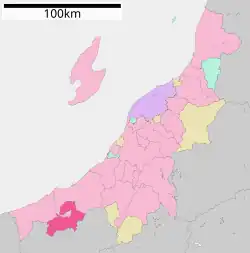 Location of Myōkō in Niigata