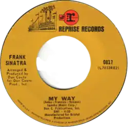 A-side label of US single