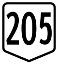 Route 205 shield