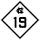 North Carolina Highway 19 marker
