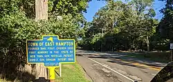 East Hampton historic marker
