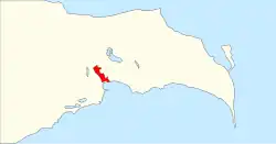 Location of Nasimi in Baku