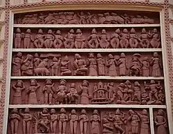 Terracotta design work at Alangiri temple