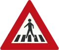 J22: Pedestrian crossing (formerly used )