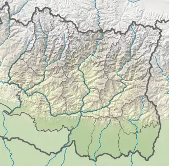 Aathrai is located in Koshi Province