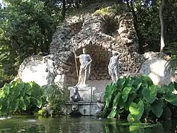 Neptune's fountain in arboretum Trsteno