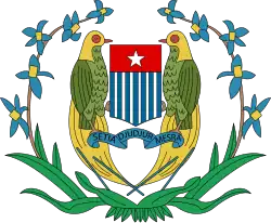 Coat of arms (1961–1962) of Dutch New Guinea