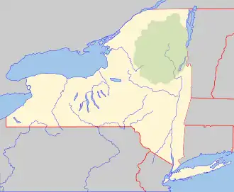 Nippletop is located in New York Adirondack Park