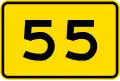 55&nbsp;km/h advisory speed
