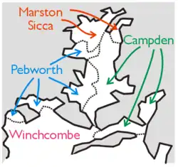 Rural districts of north Gloucestershire 1894–1931