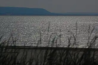Niagara Escarpment, where it makes its southernmost approach to Georgian Bay