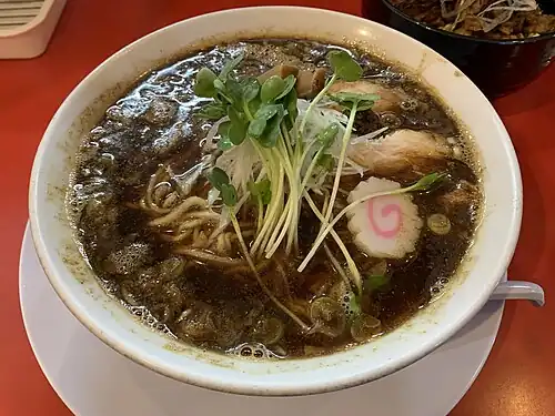 Ramen made with niboshi stock