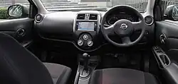 Nissan Latio X interior (pre-facelift)