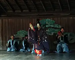 Noh performance at Itsukushima Shrine