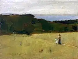 Alethea And Her Mother, 1898, oil on wood