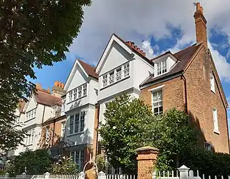 Norman Shaw's first terrace, Woodstock Road, 1878