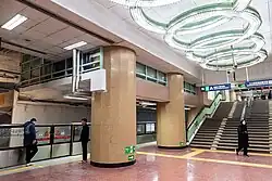 Line 2's North concourse extension (February 2024)