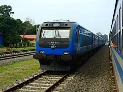 Modern commuter train