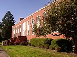 T.J. Day Hall (formerly Northup Hall), built in 1936, was the library through 2003