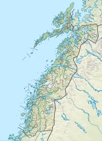 Fossen (Fauske) is located in Nordland