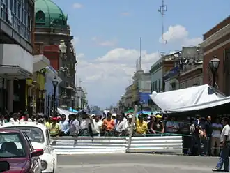 Image 52Protesters barricade the street on June 22 during the 2006 Oaxaca protests.