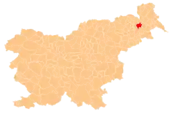 The location of the Municipality of Sveti Jurij ob Ščavnici