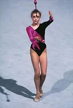 Throwing one club (Oksana Kostina)