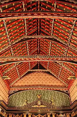 Ceiling of the old hall