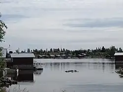 Old fishing huts at Brändöskär today used for recreation