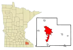 Location within Olmsted County, Minnesota