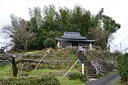 Posterior circular portion now crowned with a Buddhist chapel