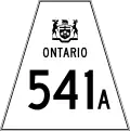 Highway 541A marker