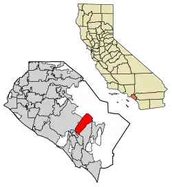 Location of Lake Forest in Orange County, California